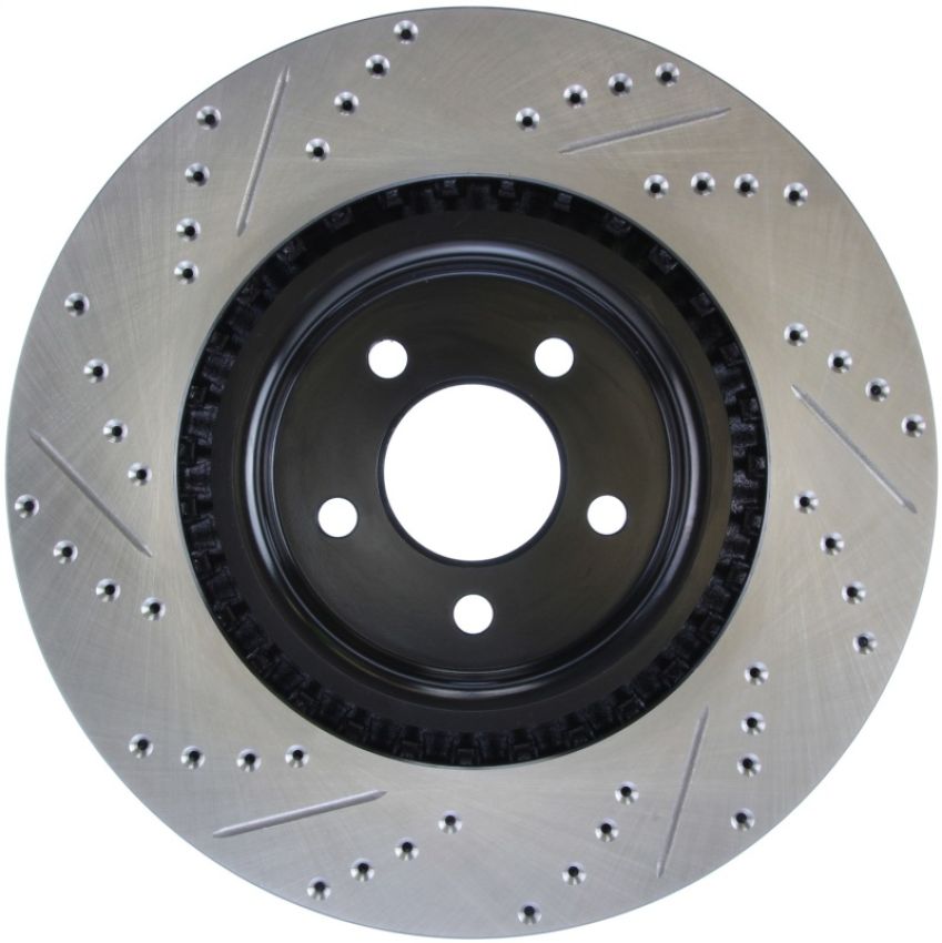 Stoptech 127.61089L Slotted & Drilled Sport Brake Rotor