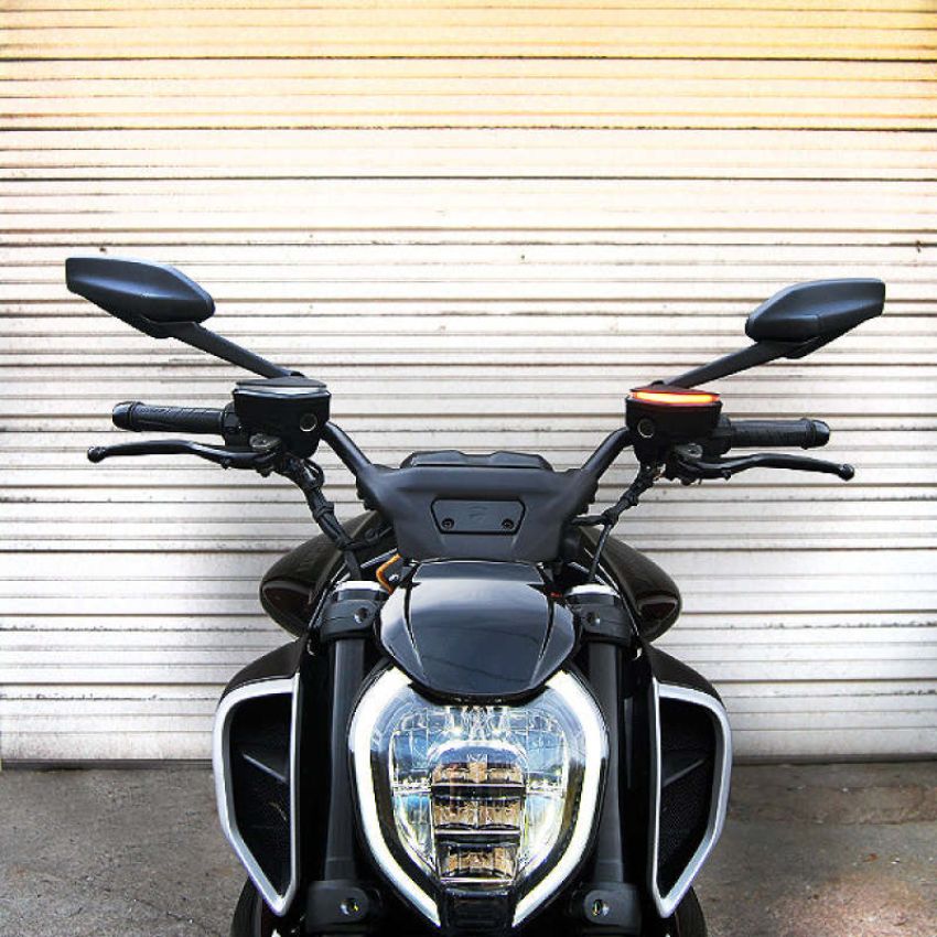 New Rage Cycles DV4-FS 23+ Ducati Diavel V4 Front Turn Signals