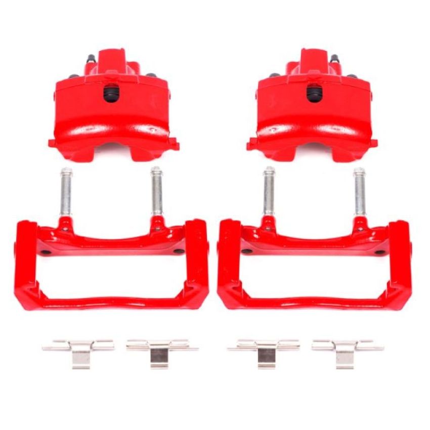 PowerStop S4836 Red Powder Coated Calipers