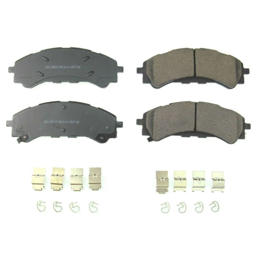 PowerStop 17-2216 PowerStop - Z17 Low-Dust Ceramic Brake Pads with Hardware