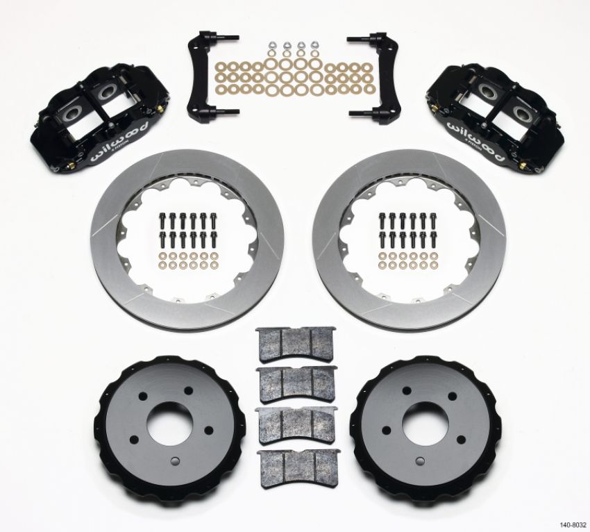 Wilwood 140-8032 Narrow Superlite 4R Rear Kit 12.88in 97-04 Corvette C5/Z06