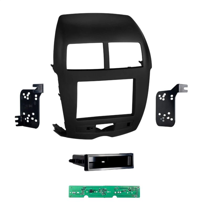Metra 99-7014B Single/Double DIN Dash Installation Kit for 2011-Up Mitsubishi Outlander Sport Vehicles