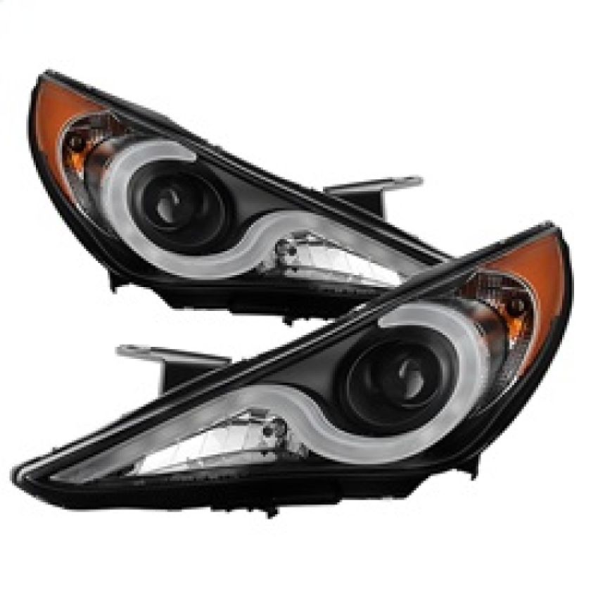 SPYDER 5080882 Projector Headlights - Version 2 - Light Bar DRL - Black