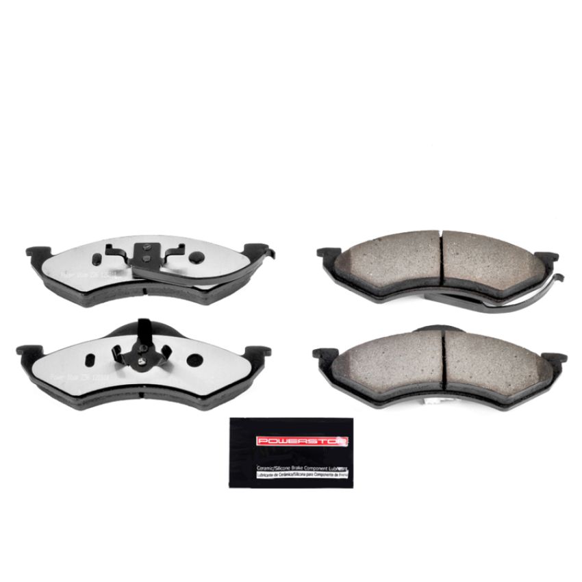 PowerStop Z36-746 PowerStop - Z36 Truck and SUV Carbon-Fiber Ceramic Brake Pads with Hardware Kit