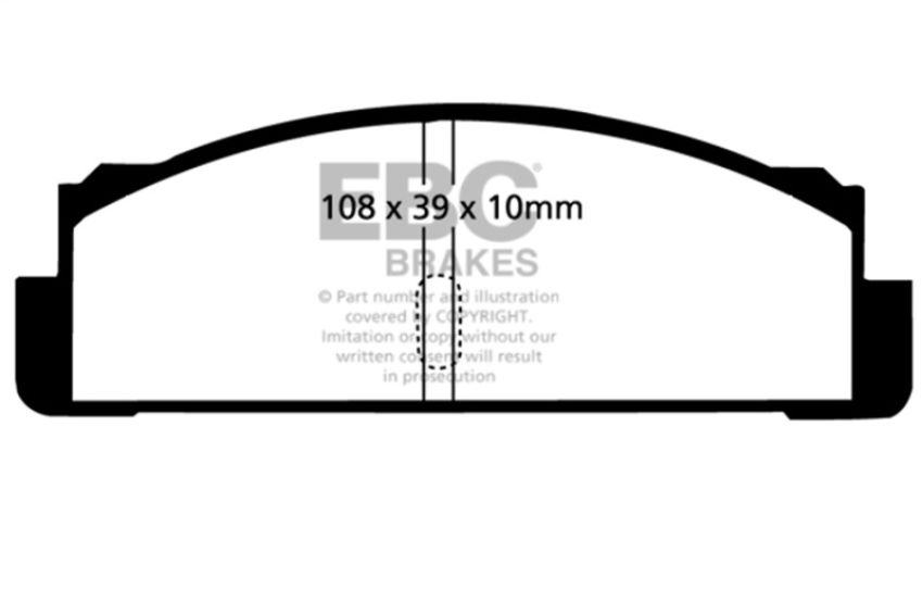 EBC Brakes DP2130 Greenstuff 2000 Series Sport Brake Pads