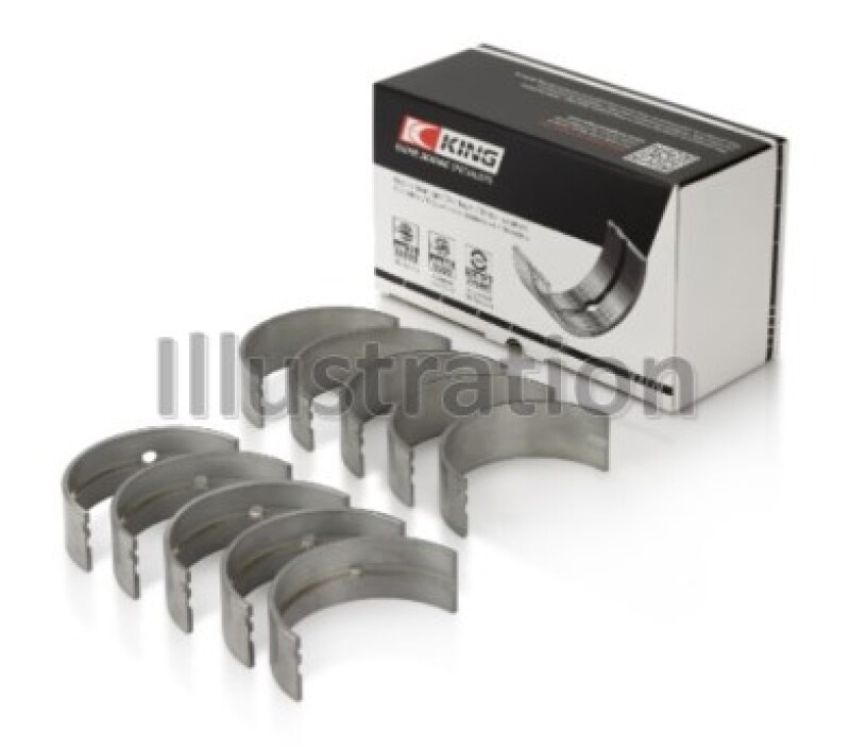 King Engine Bearings MB5744CP0.75 Ford 122 Ci Pinto (Size +0.75mm) Main Bearing Set