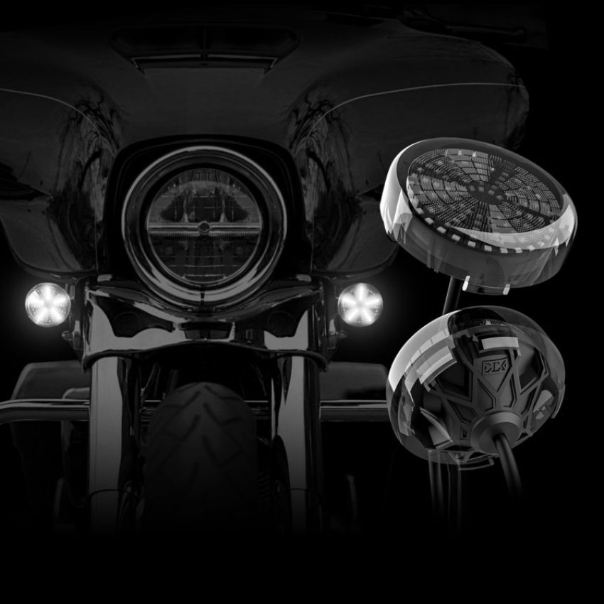 XKGLOW XK-MTP57-FF XK Glow Pro Series MotoTurnz - 1157 Flat Style Front