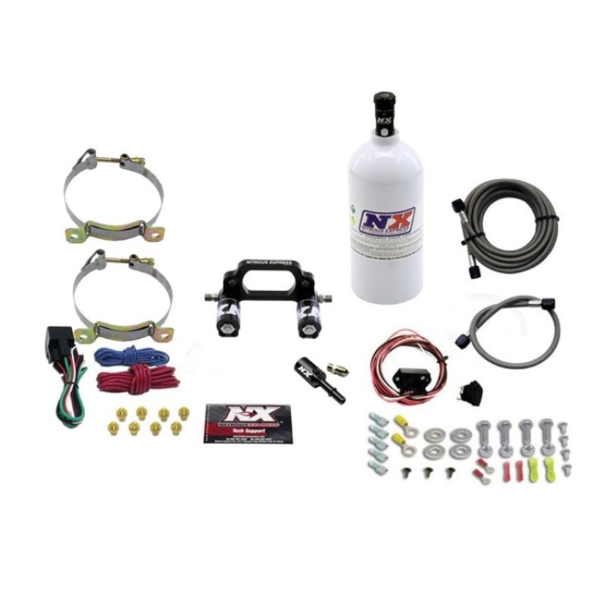Nitrous Express 67000-2.5P 800cc RZR PLATE SYSTEM WITH 2.5lb BOTTLE