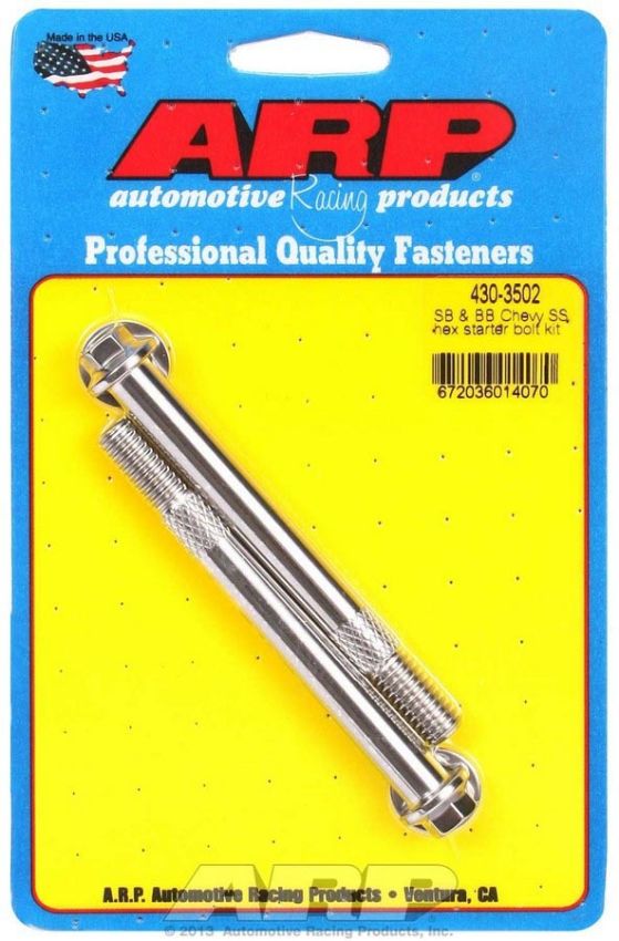 ARP ARP430-3502 S/S Starter Bolt Kit 6pt.