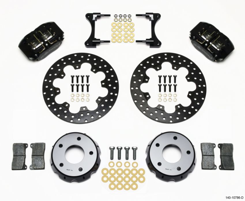 Wilwood 140-10786-D Dynapro Radial Front Drag Kit 11.75in Drilled 98-02 Camaro/Firebird