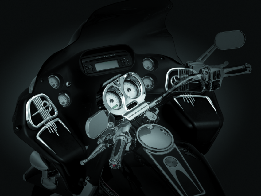 Kuryakyn 3769 Glove Box Accents For Road Glide Chrome