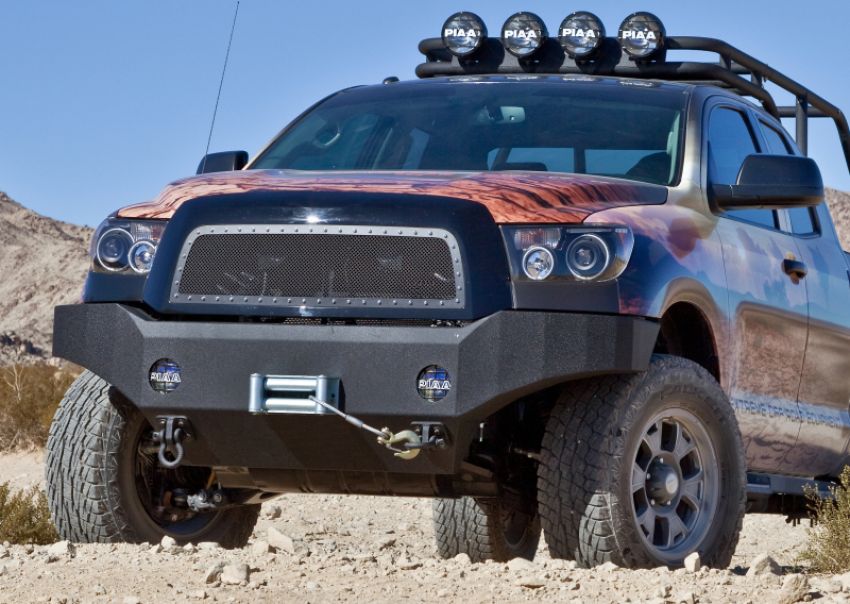 Body Armor 4x4 TN-19335 07-13 Toyota Tundra Pro Series Front Winch Bumper