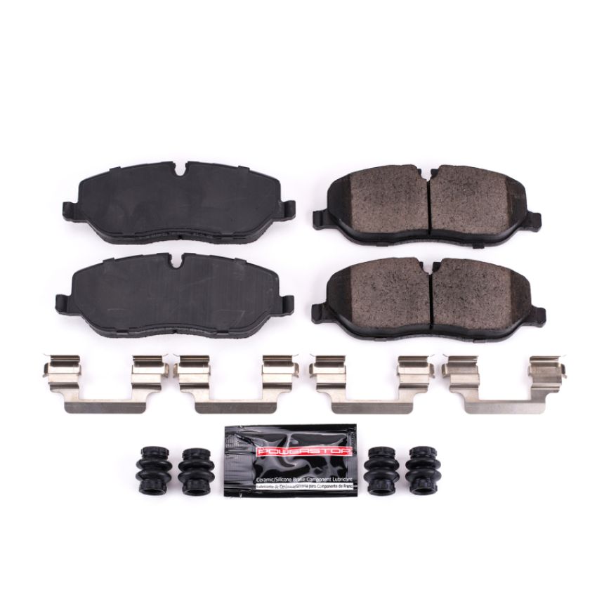 PowerStop Z23-1098 PowerStop - Z23 Daily Driver Carbon-Fiber Ceramic Brake Pads with Hardware Kit