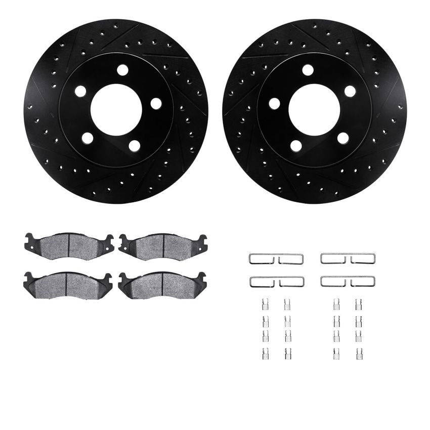 Dynamic Friction 8412-42018 Rotor Kit