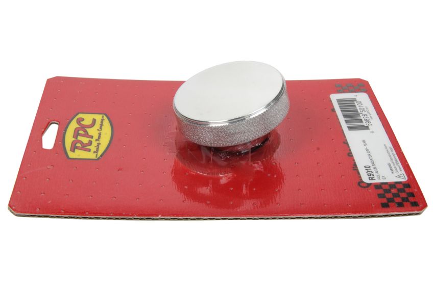 RACING POWER CO-PACKAGED RPCR5010 Polished Aluminum Radiator Cap Plain
