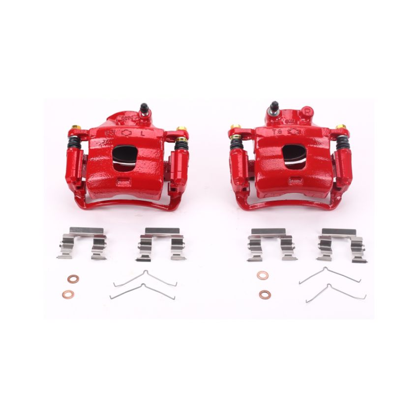 PowerStop S1218 Red Powder Coated Calipers