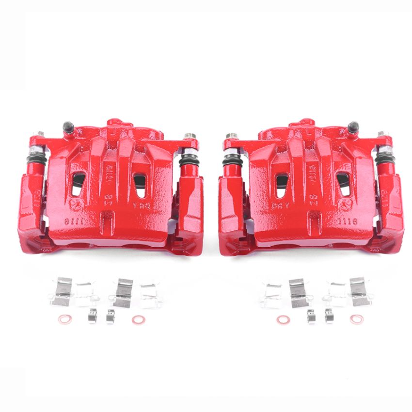 PowerStop S6274 Red Powder Coated Calipers