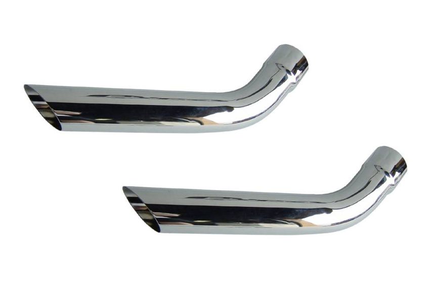 PYPES PERFORMANCE EXHAUST PYPEVT59 Exhaust Tips Slip Fit 2.5in Pair (Short)