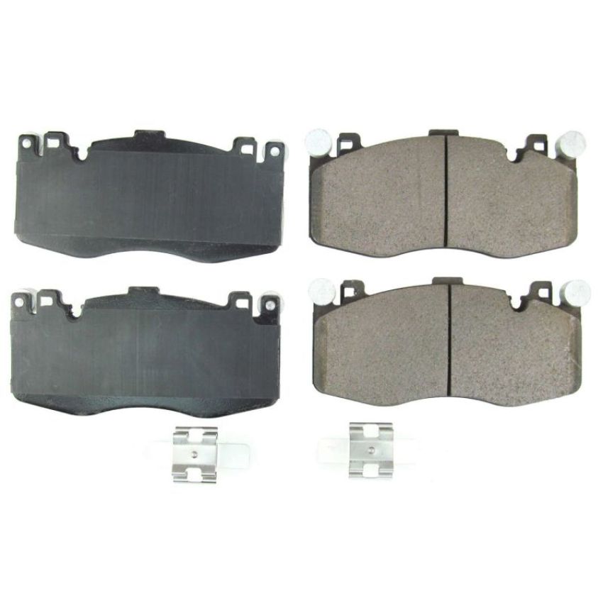 PowerStop 17-1738 PowerStop - Z17 Low-Dust Ceramic Brake Pads with Hardware