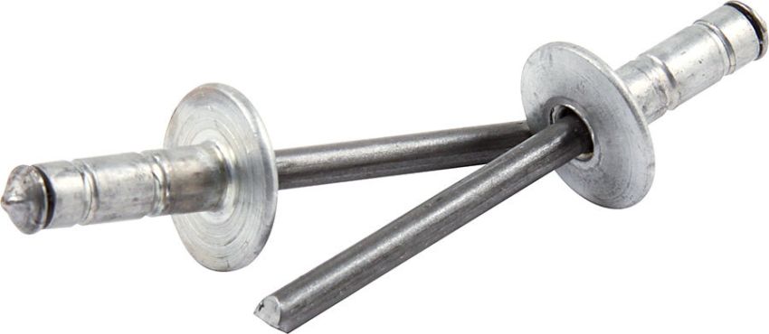 ALLSTAR PERFORMANCE ALL18070 Med Hd Rivet Silver 250pk Multi Grip Alum