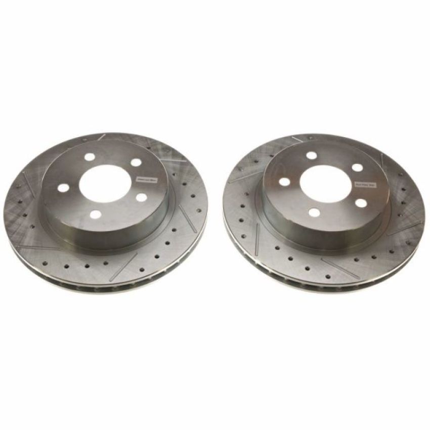 PowerStop AR8121XPR PowerStop Evolution Performance Drilled, Slotted & Plated Brake Rotor Pair