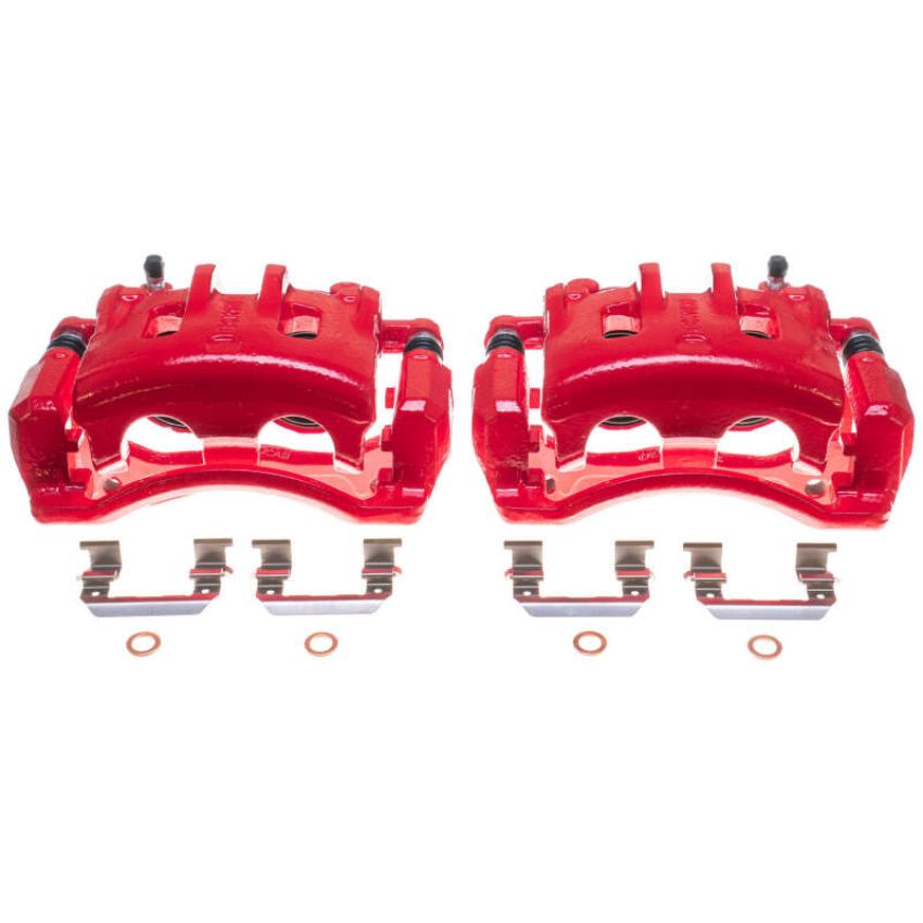 PowerStop S3210 Red Powder Coated Calipers