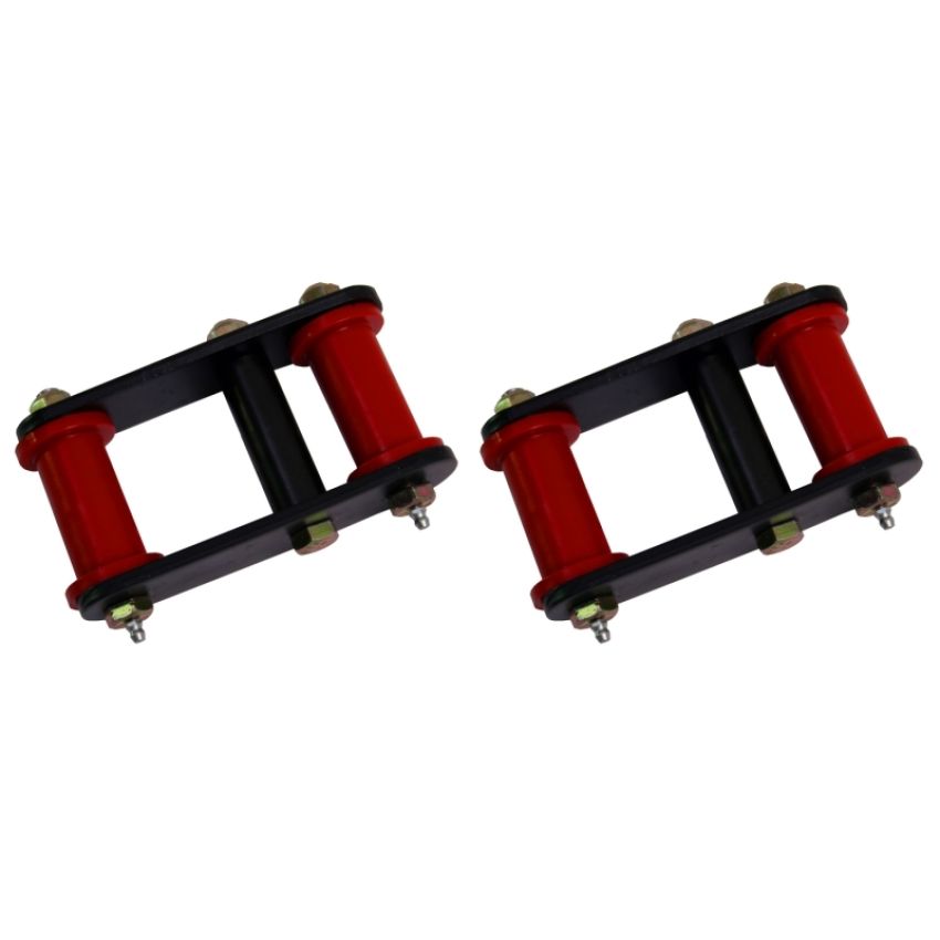 Rugged Ridge 18265.04 HD Front & Rear Leaf Spring Shackles 55-75 CJ
