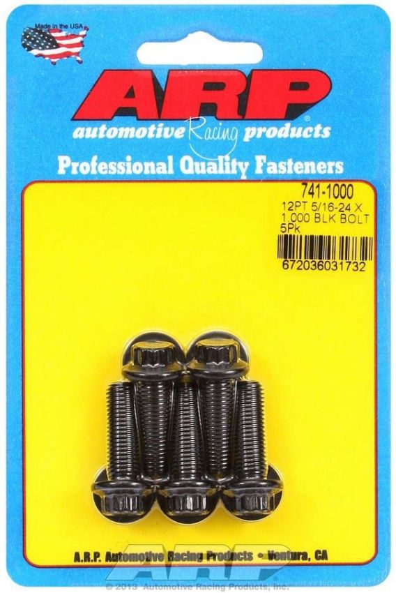 ARP ARP741-1000 Bolt Kit - 12pt. (5) 5/16-24 x 1.000