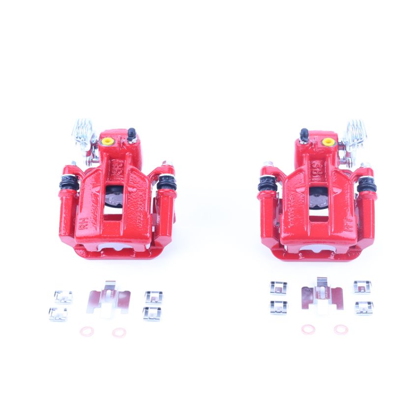 PowerStop S4824A Red Powder Coated Calipers