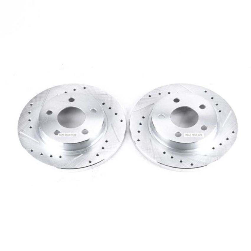 PowerStop AR8139XPR PowerStop Evolution Performance Drilled, Slotted & Plated Brake Rotor Pair