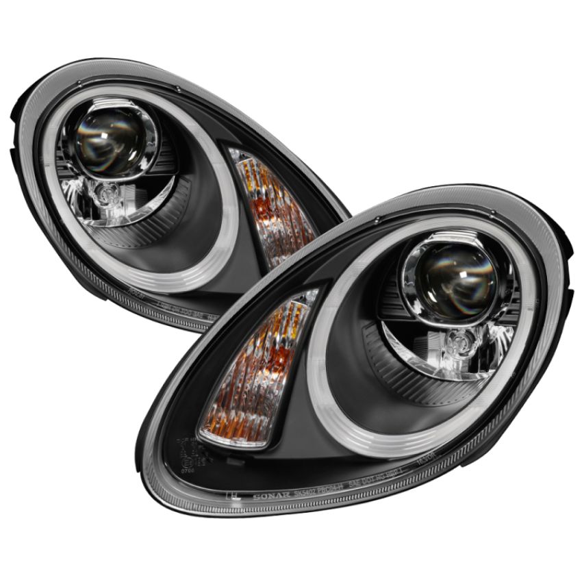 SPYDER 5083210 Projector Headlights - DRL LED - Black