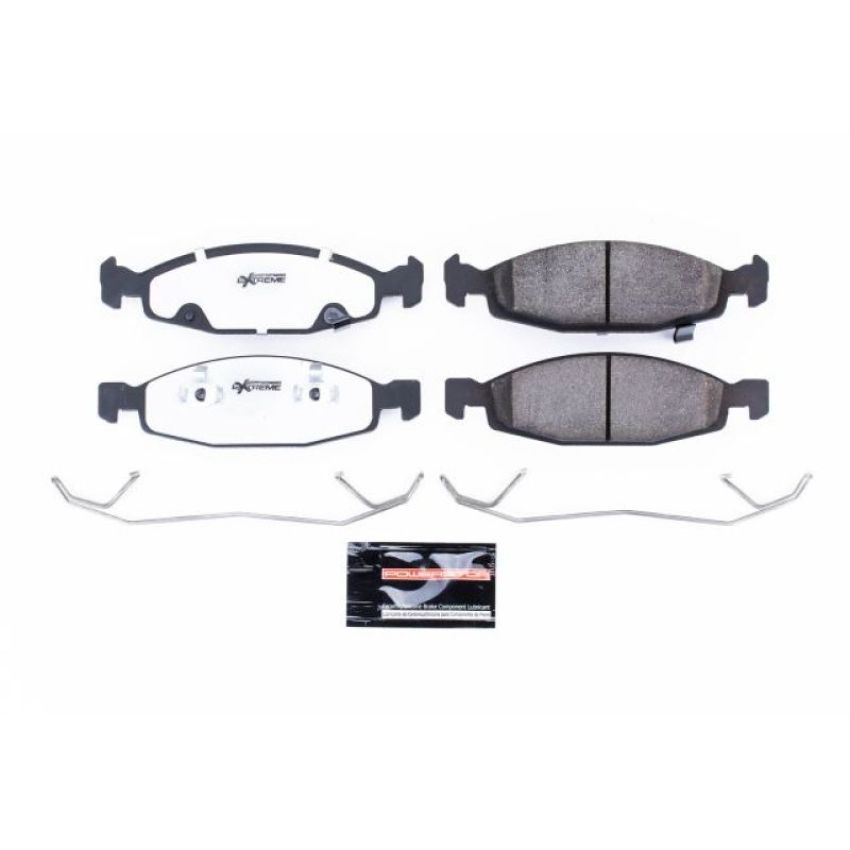 PowerStop Z26-790 PowerStop - Z26 Performance Carbon-Fiber Ceramic Brake Pads with Hardware Kit