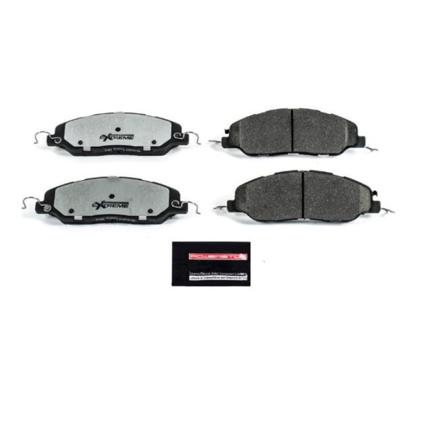 PowerStop Z26-1463 PowerStop - Z26 Performance Carbon-Fiber Ceramic Brake Pads with Hardware Kit