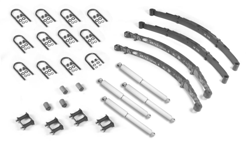 OMIX 18290.04 Leaf Spring Kit 76-81 Jeep CJ Models