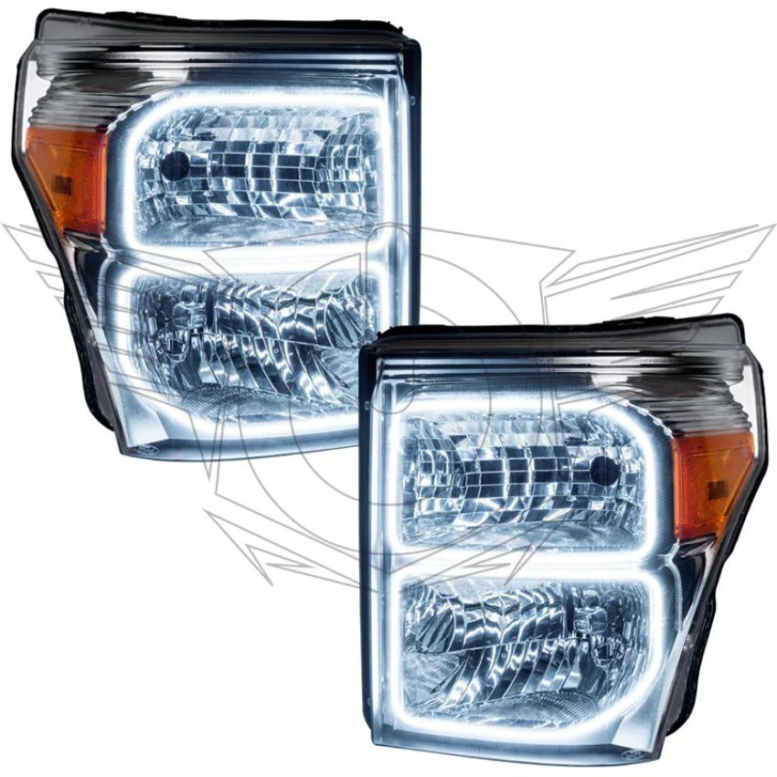 Oracle Lighting 8158-335 2011-2016 Ford F-250/350 Superduty LED Halo Headlights - (Chrome Housing)