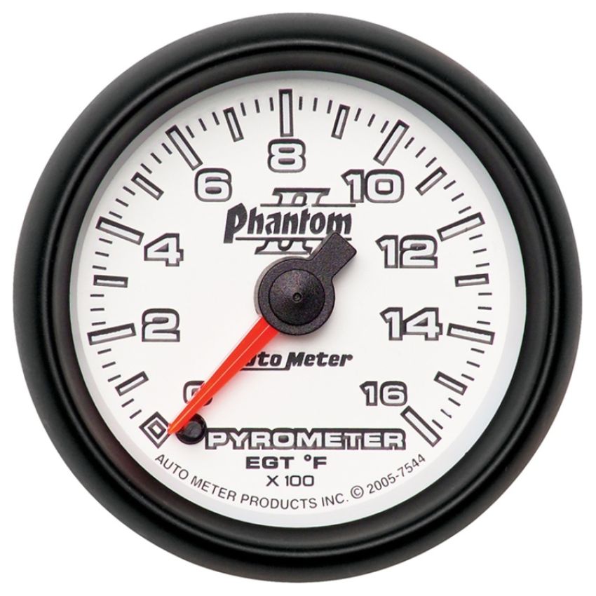 AutoMeter 7544 GAUGE, PYROMETER (EGT), 2 1/16