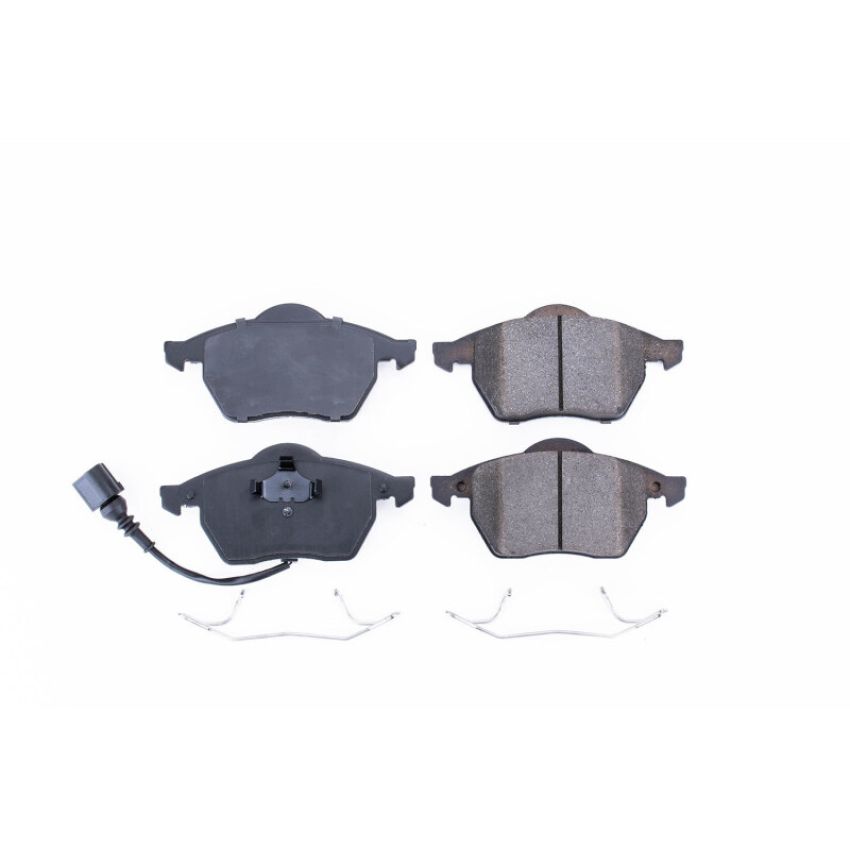 PowerStop 17-687A PowerStop - Z17 Low-Dust Ceramic Brake Pads with Hardware