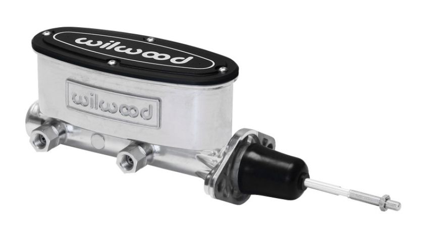 Wilwood 260-9439-P High Volume Tandem Master Cylinder - 7/8in Bore Ball Burnished-W/Pushrod