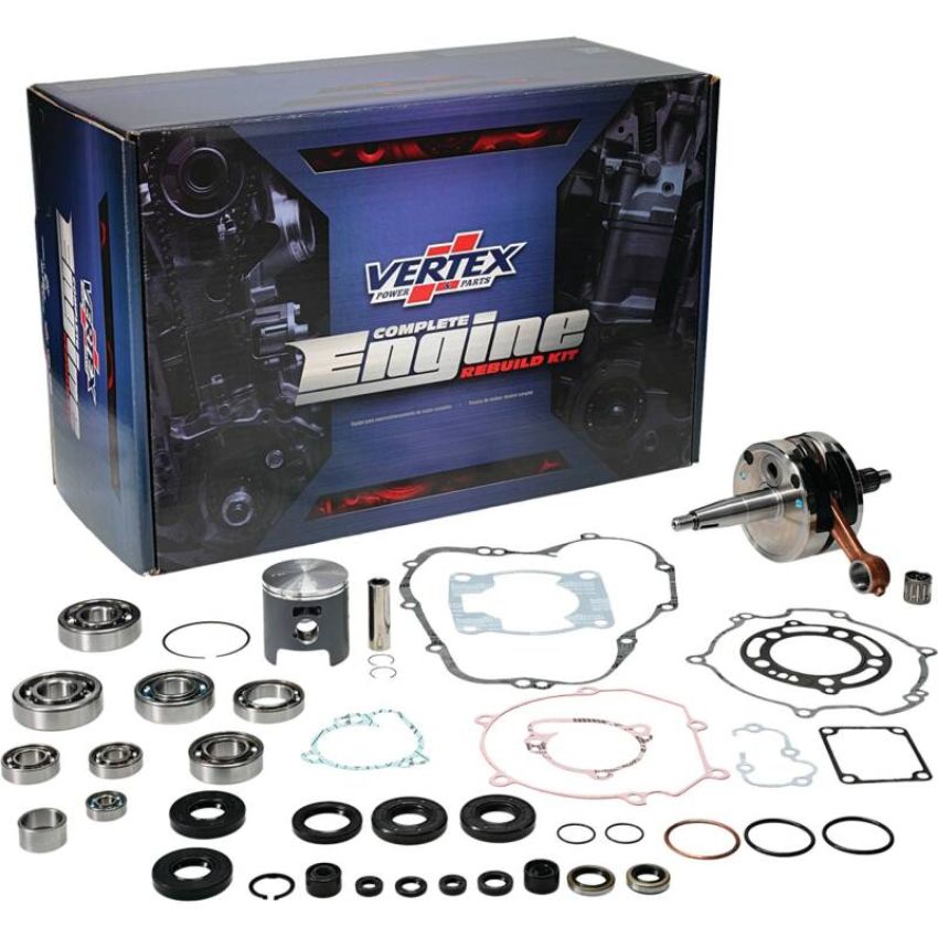 Vertex Pistons WR00058 Vertex Kawasaki Complete Engine Rebuild Kit