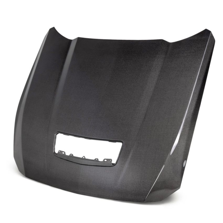Anderson Composites AC-HD24FDMU-OE-DS 2024 Ford Mustang Type-OE Double Sided Carbon Fiber Hood