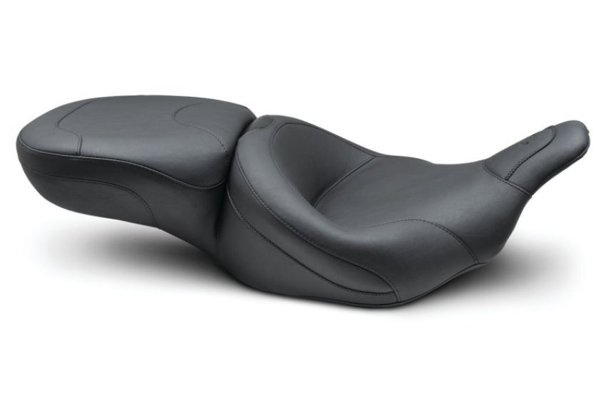 Mustang Motorcycle 75449 Mustang 97-07 Harley Electra Glide, Road Glide Wide Touring 1PC Seat - Black