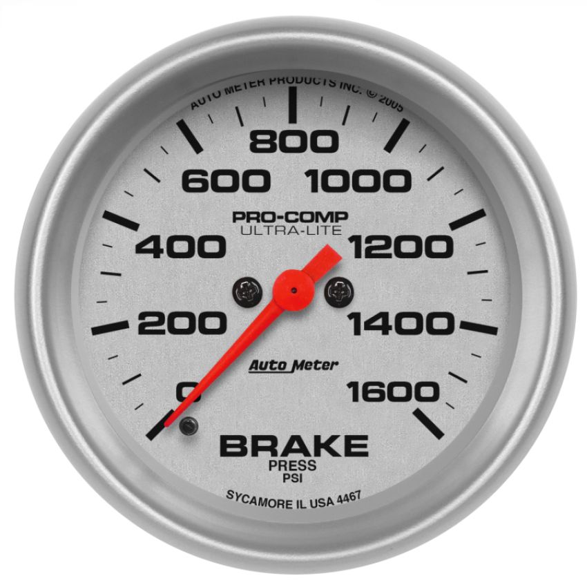 AutoMeter 4467 GAUGE, BRAKE PRESS, 2 5/8