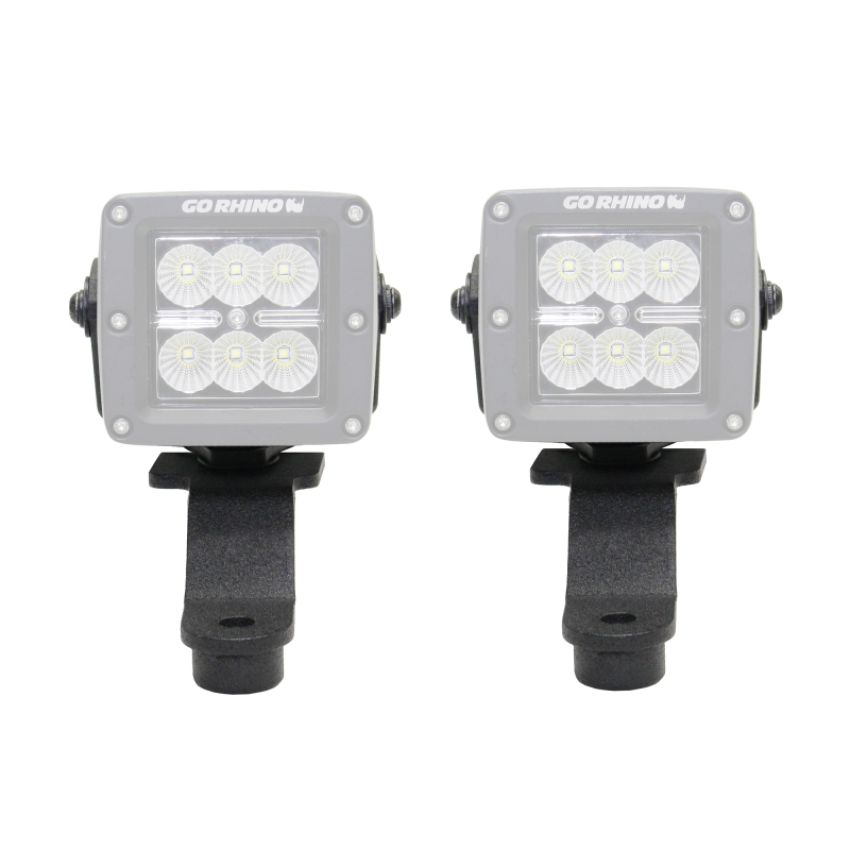 Go Rhino 730030T 18-20 Jeep Wrangler JL/JLU/Gladiator JT Light Mount - 3in Cube