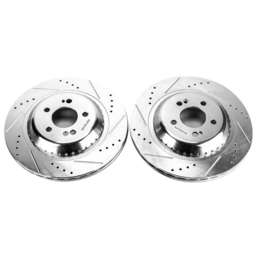 PowerStop EBR1603XPR PowerStop Evolution Performance Drilled, Slotted & Plated Brake Rotor Pair