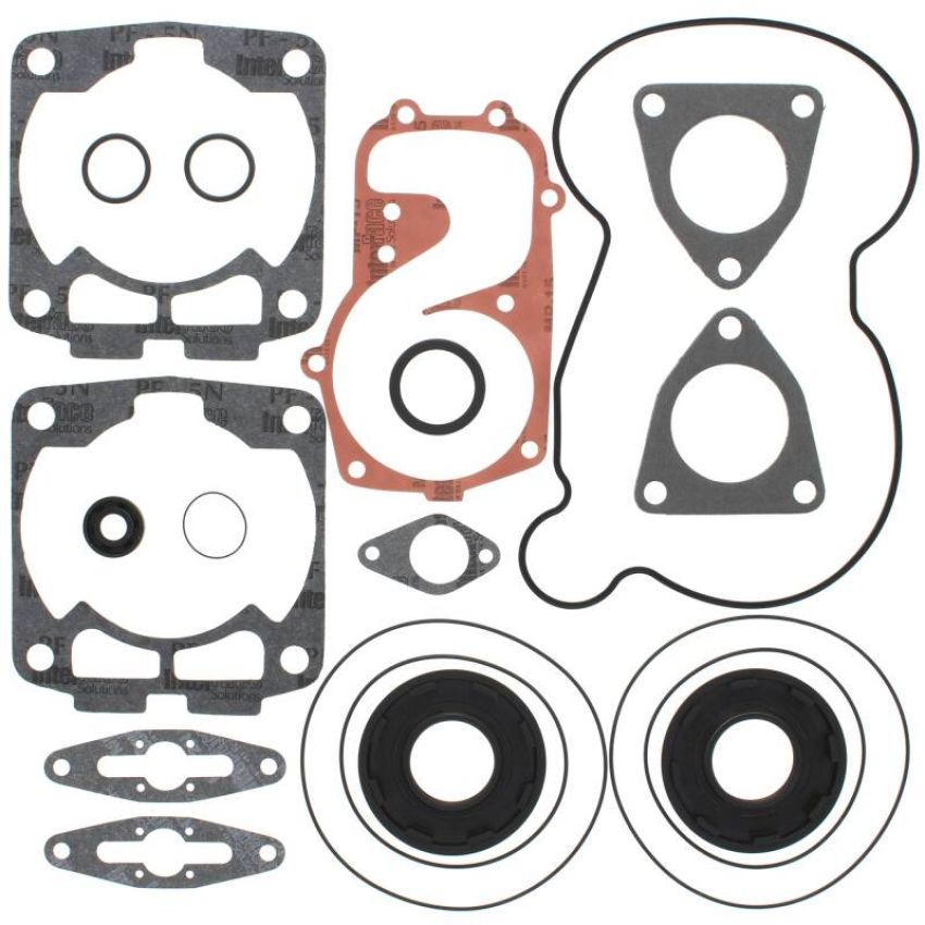 Vertex Pistons 711297 Vertex Gaskets 2007 Polaris 600 HO IQ F/O Complete Gasket Kit w/ Oil Seals