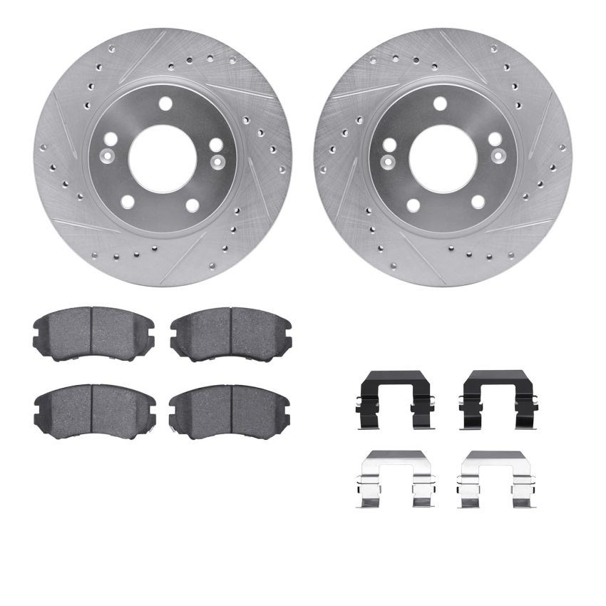 Dynamic Friction 7512-03057 Rotor Kit