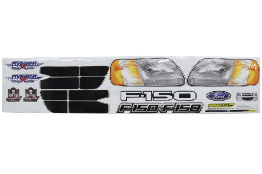 FIVESTAR FIVT250-410-ID Nose Only Graphics Kit 02 Ford Truck Decal