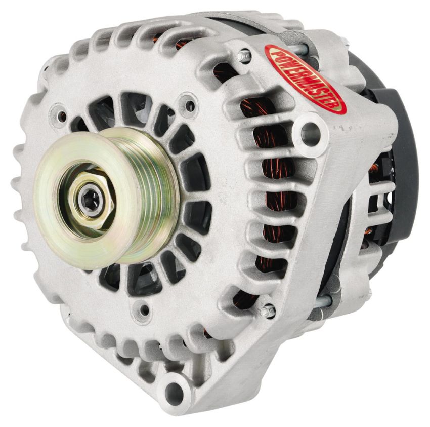 POWERMASTER PWM482378 Alternator 220 Amps GM 6-Groove - Natural