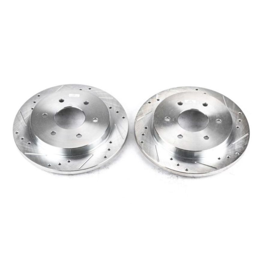 PowerStop JBR994XPR PowerStop Evolution Performance Drilled, Slotted & Plated Brake Rotor Pair