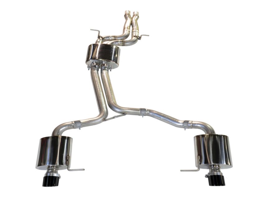 AWE Tuning 3015-33054 Audi 8R Q5 3.0T Touring Edition Exhaust Dual Outlet Diamond Black Tips
